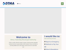 Tablet Screenshot of dtma.com